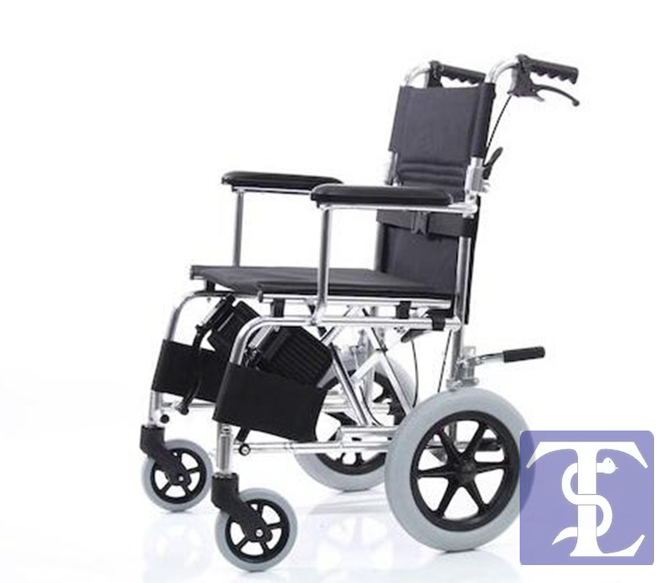 Turmed TM-H-8035 Katlanabilir Siyah Refakatçı Tekerlekli Sandalye