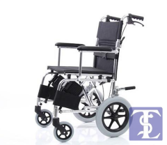 Turmed TM-H-8035 Katlanabilir Siyah Refakatçı Tekerlekli Sandalye