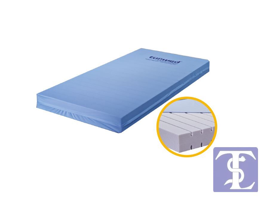 Turmed Cnc Kesim 90 x 190 CM 22 Kg/m3 Yoğunluk Sıvı Geçirmez Hasta Yatağı