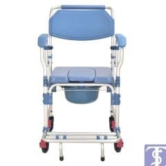 Poylin P610 Alüminyum Fren Özellikli Ergonomik Banyo Tuvalet Sandalyesi