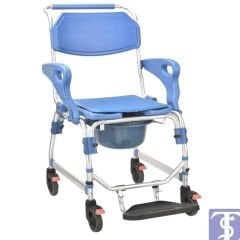 Poylin P612 Alüminyum Banyo ve Tuvalet Sandalyesi