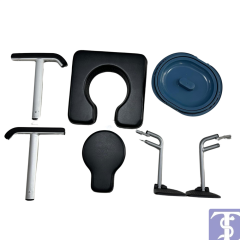 Poylin P690 Katlanabilir Alüminyum Banyo ve Tuvalet Sandalyesi