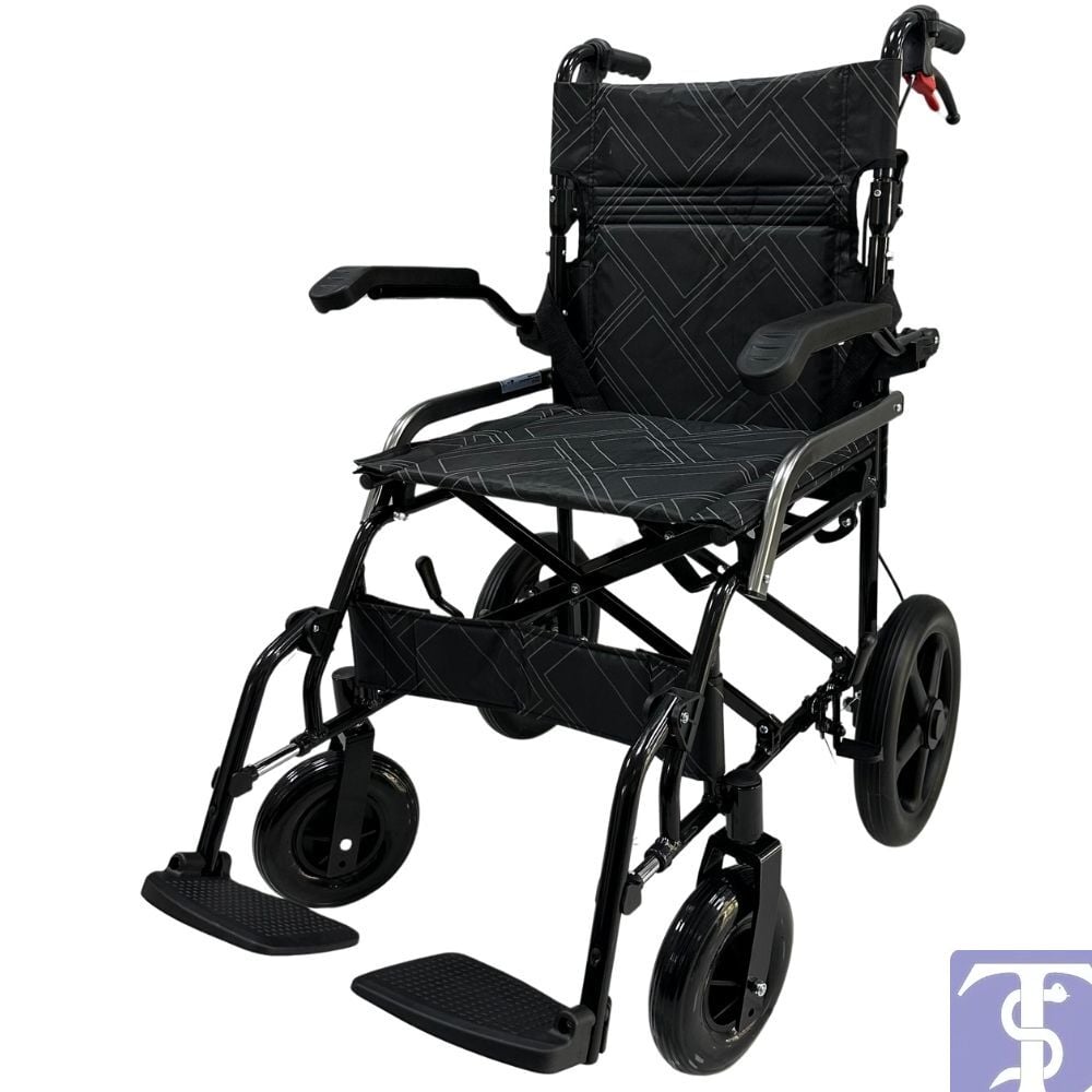 POYLİN P806K Siyah Refakatçi Tekerlekli Sandalye