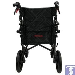 POYLİN P806K Siyah Refakatçi Tekerlekli Sandalye