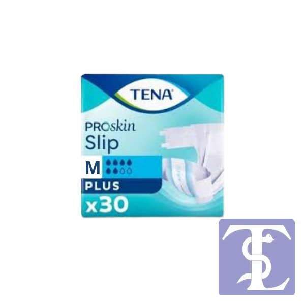 Tena Slip Plus 6 Damla Belbantlı M Beden Hasta Bezi 30'lu