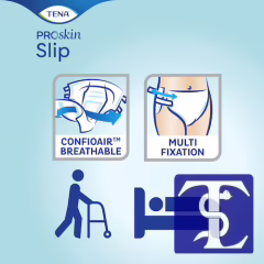 Tena Slip Plus 6 Damla Belbantlı M Beden Hasta Bezi 3 Paket (90 Adet)