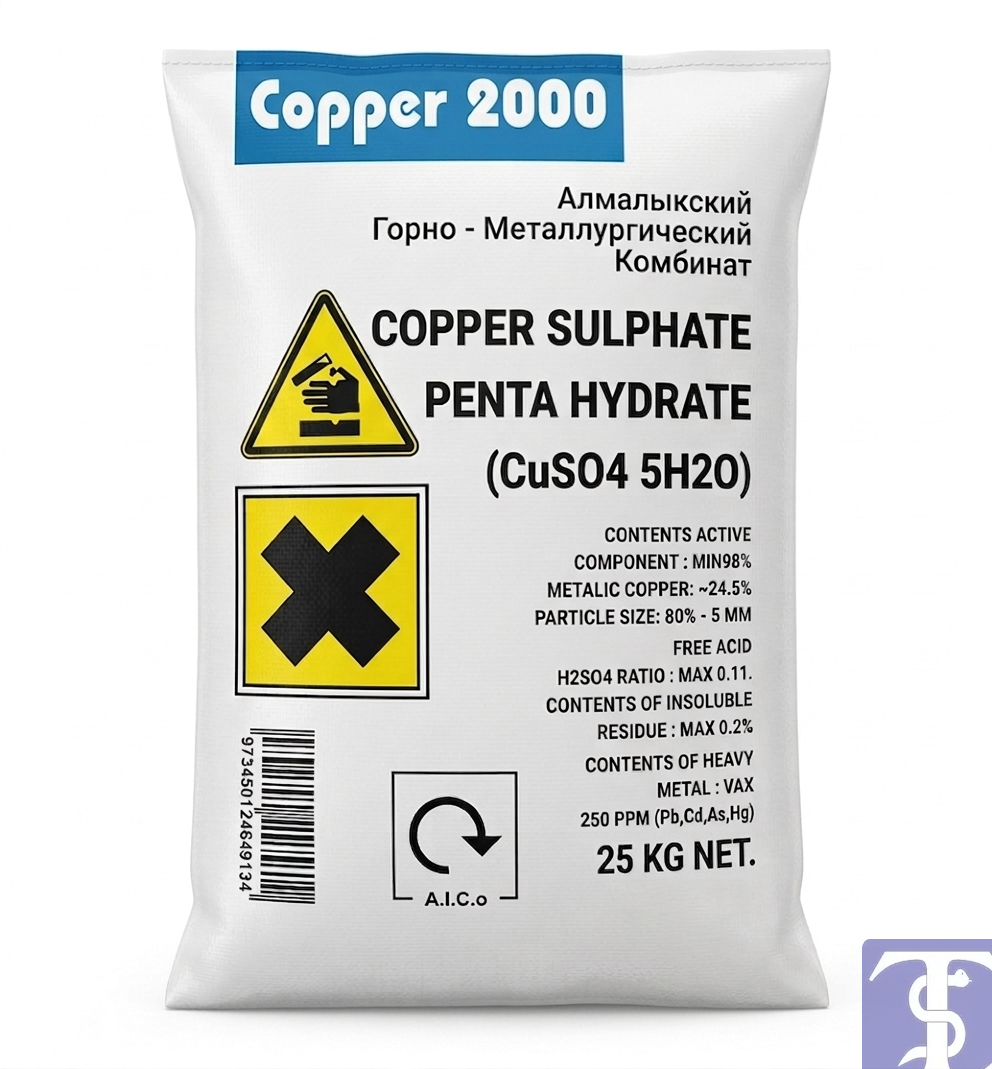 Bakır Sülfat - Göz Taşı 25KG