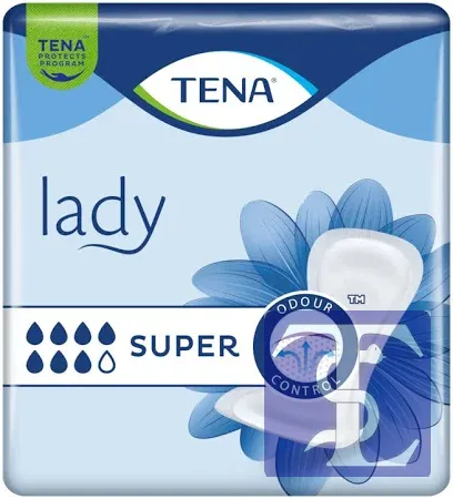 Tena Lady Super Kadın Mesane Pedi 7 Damla 30'lu Paket