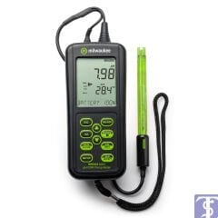 Milwaukee MW105 Portatif pH Metre (Sıcaklık Ölçer ve Otomatik Kalibrasyonlu)
