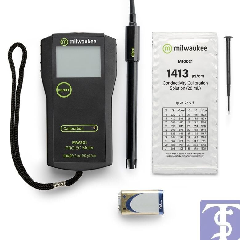 Milwaukee MW301 Portatif İletkenlik Ölçer (0-1999 µS/cm)