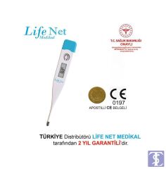 Life Net Medikal JA-12A Ağızdan Koltuk Altından Rektal Ateş Ölçer