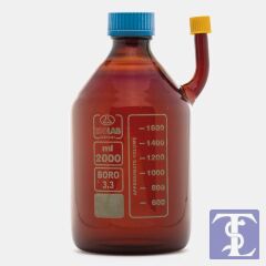 Şişe - Yan Kollu - Amber - Borosilikat Cam - 2000 Ml 1 adet / paket