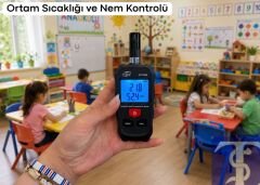 Benetech GT1368 Taşınabilir Sıcaklık ve Nem Ölçer