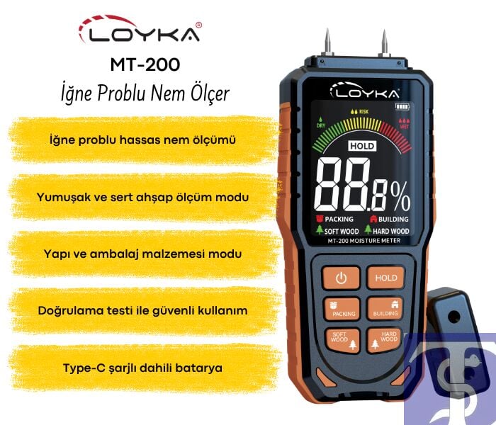 MT-200 İğne Problu Nem Ölçer