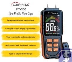 MT-200 İğne Problu Nem Ölçer
