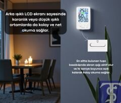Loyka D7 Sıcaklık ve Nem Ölçer
