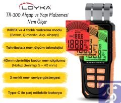 TR-300 Kumaş, Kıyafet, Halı, Deri ve Kağıt Nem Ölçer