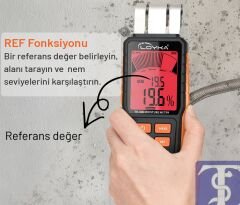 TR-300 Kumaş, Kıyafet, Halı, Deri ve Kağıt Nem Ölçer