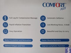 Comfort Plus FX-601A Lenf Ödem Cihazı | Hava Basınçlı Masaj Sistemi