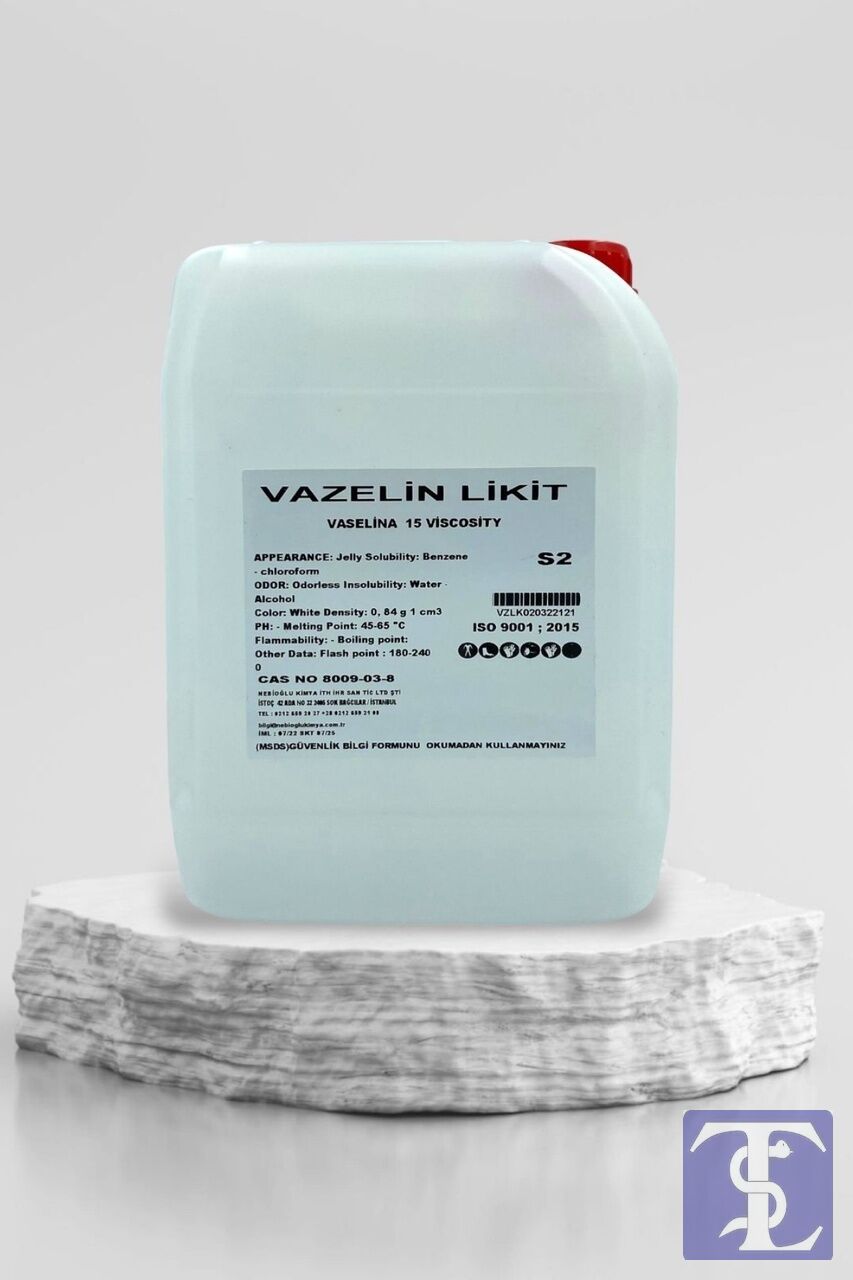 Vazelin Sivi Farma Kalite 15 Vizkozite 5 Lt