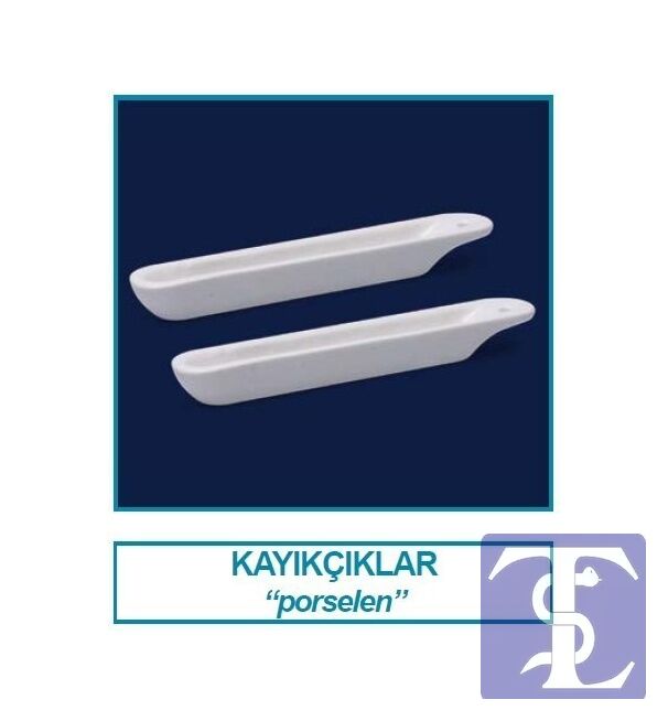 Isolab 038.17.001 Kayıkçık - Porselen - 85 X 13 X 8 Mm 10 Adet