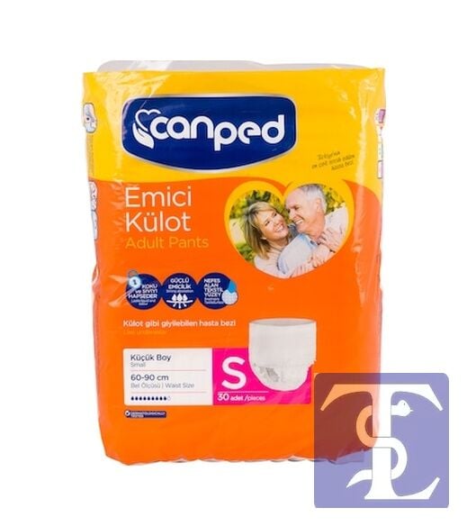 Canped Emici Külot Hasta Bezi S 30'lu