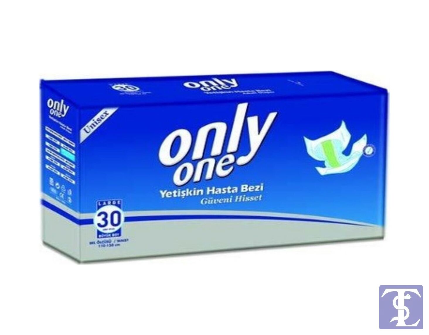 Only One Bel Bantlı Hasta Bezi 30'Lu Large 120 Adet 4 Pkt