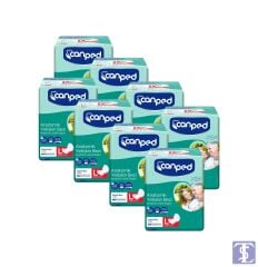 Canped Anatomik Yetişkin Hasta Bezi Büyük Boy L 8 x 8'Li 64 Adet