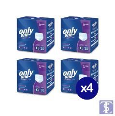 Only One Emici Külot Hasta Bezi XL 4 x 30'lu