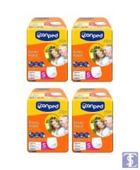 Canped Emici Külot Hasta Bezi Küçük Boy S 10'Lu x 4 40 Adet