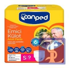 Canped Emici Külot Hasta Bezi Küçük Boy S 9'Lu x4  36Adet