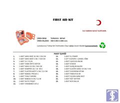 Büyük Boy İlk Yardım Seti First Aid Kit 4490