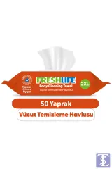 Freshlife Vücut Temizleme Havlusu 50 Yaprak
