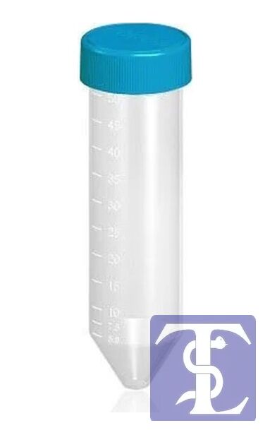 Falkon Tüpü Dibi Konik 50 Ml - Taksimatlı - Mavi Kapaklı Falcon