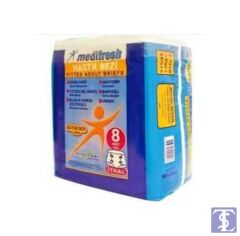 Medifresh Belbantlı Yetişkin Hasta Bezi Large 8'Li