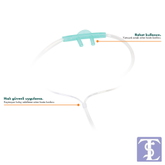 NAZAL OKSİJEN KANÜLÜ 10 Metre (10 Adet)