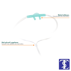 NAZAL OKSİJEN KANÜLÜ 2 Metre (10 Adet)