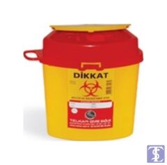 1.3 Lt Tıbbi Atık Kutusu Köşeli 10 Adet