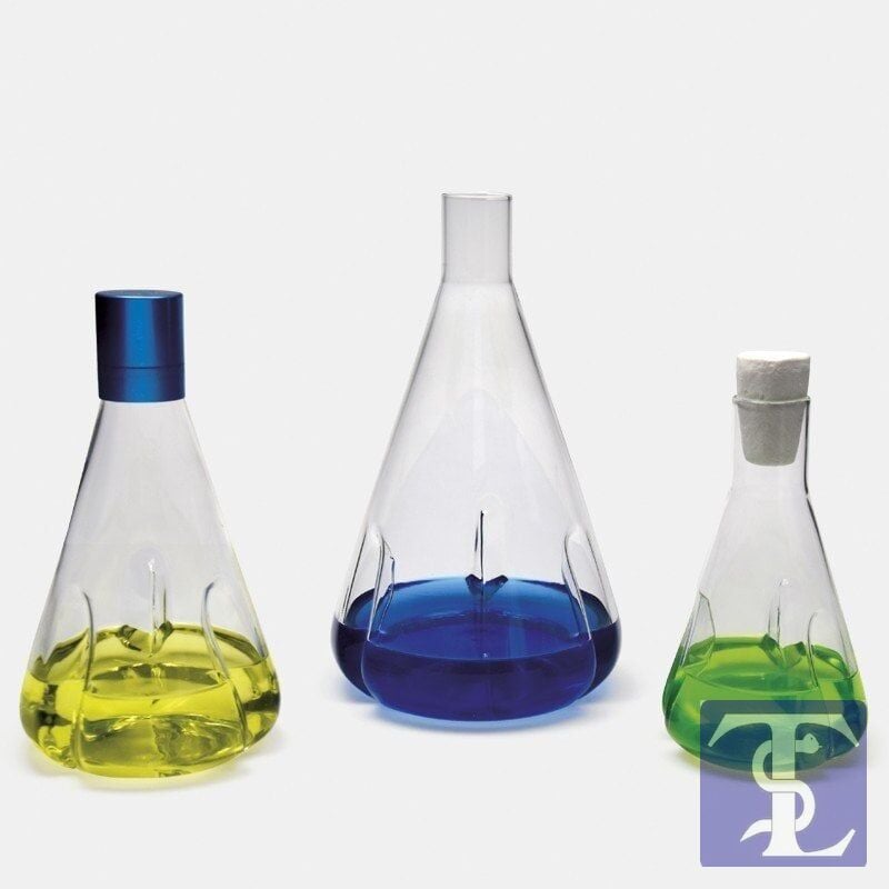 Erlen - Cam - Girintili Tabanlı - Kapaksız - 100 Ml 1 adet / paket