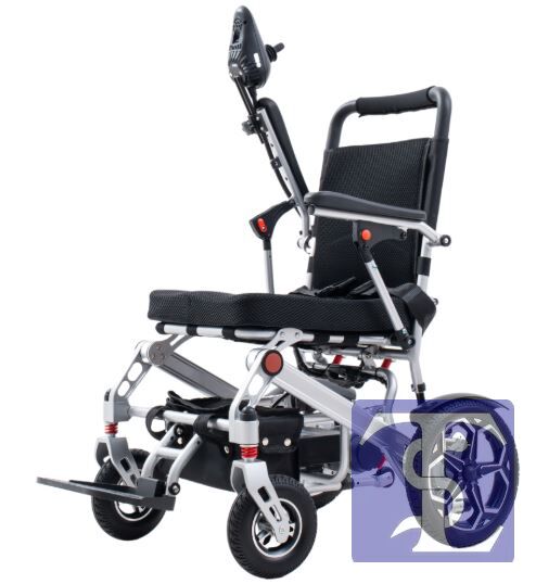 POYLİN P199 Hafif Akülü Tekerlekli Sandalye (6 Amp Lityum-iyon Pil)