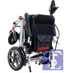 POYLİN P199 Hafif Akülü Tekerlekli Sandalye (6 Amp Lityum-iyon Pil)