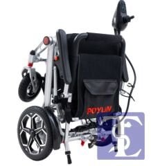POYLİN P199 Hafif Akülü Tekerlekli Sandalye (6 Amp Lityum-iyon Pil)