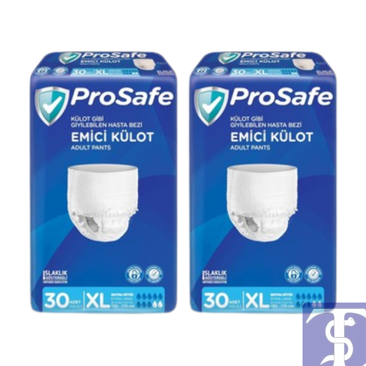 PROSAFE Emici Külot Büyük Beden XL 60 Adet (2 Paket x 30) Fırsat Paketi
