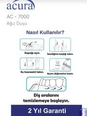 AC-7000 Şarjlı Ağız Duşu
