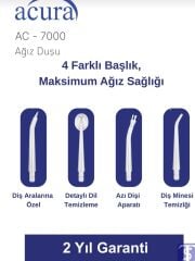 AC-7000 Şarjlı Ağız Duşu