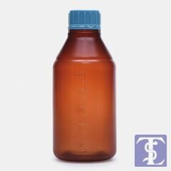 Şişe - Iso - Vida Kapaklı - Orta Boyun - P.P - Amber - 2000Ml 50 adet / paket