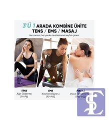 AC-933 PRO Şarjlı Çift Kanallı Tens Cihazı