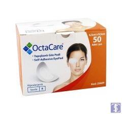 Octacare Steril Göz Pedi 6.5 x 9.5 CM 50'li
