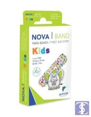 Nova Band Kids Desenli Çocuk Yara Bandı 20 Adet 1 Kutu