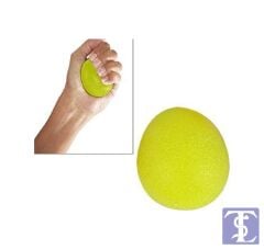 Egzersiz İçin Yumurta Top - Silikon El Egzersiz Topu Sarı - Hafif Sert